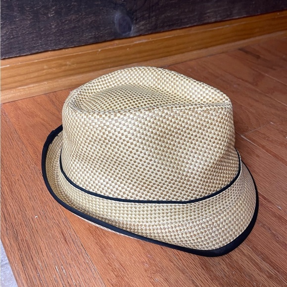 Henschel Hat Co. Straw Checkered Panama Fedora Hat Size XL - Picture 3 of 8